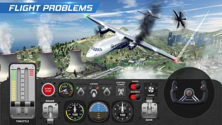 download game simulator pesawat penumpang ringan android